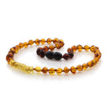 Natural Baltic Amber Teething Necklace. Baroque LE84