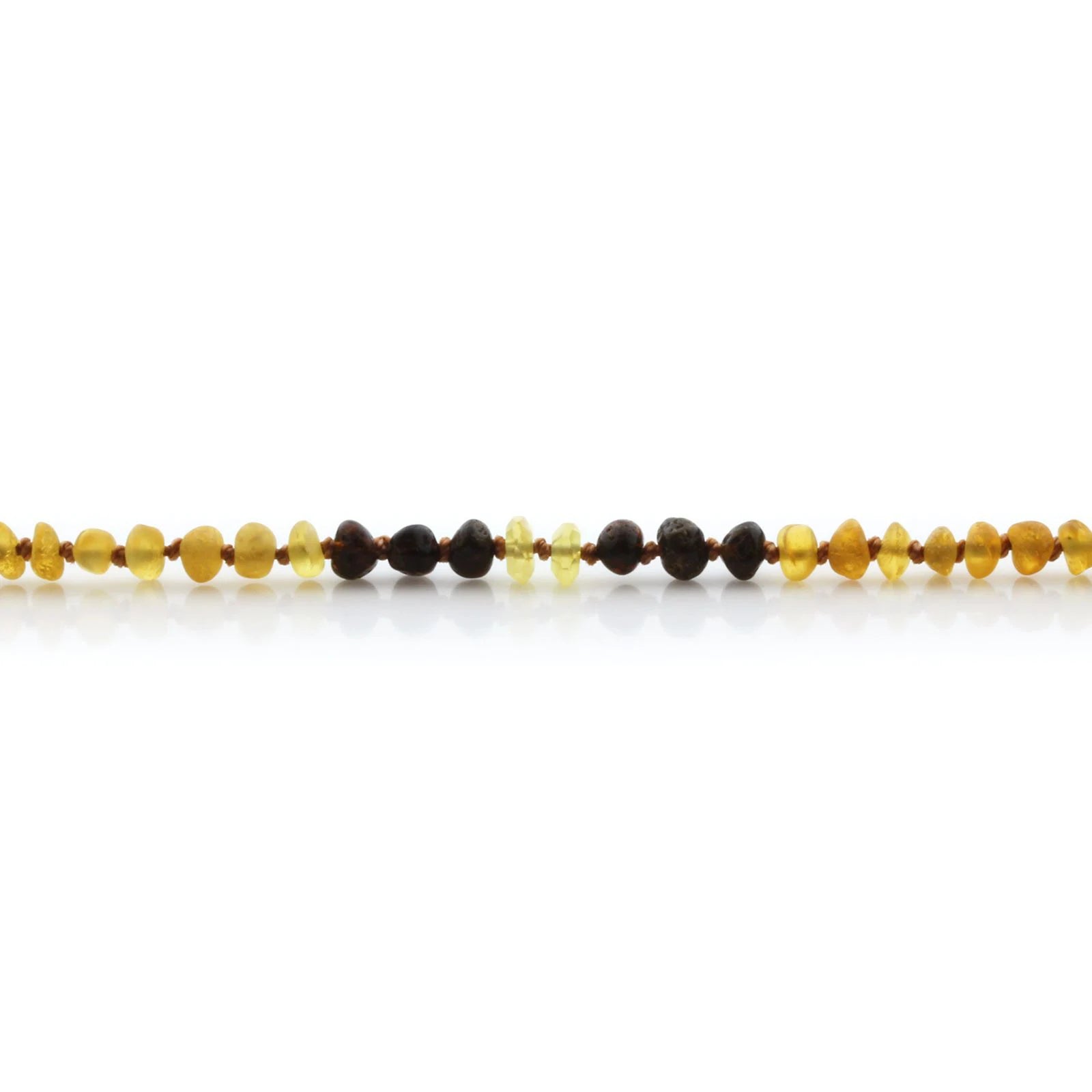 Natural Baltic Amber Teething Necklace. Baroque LE85