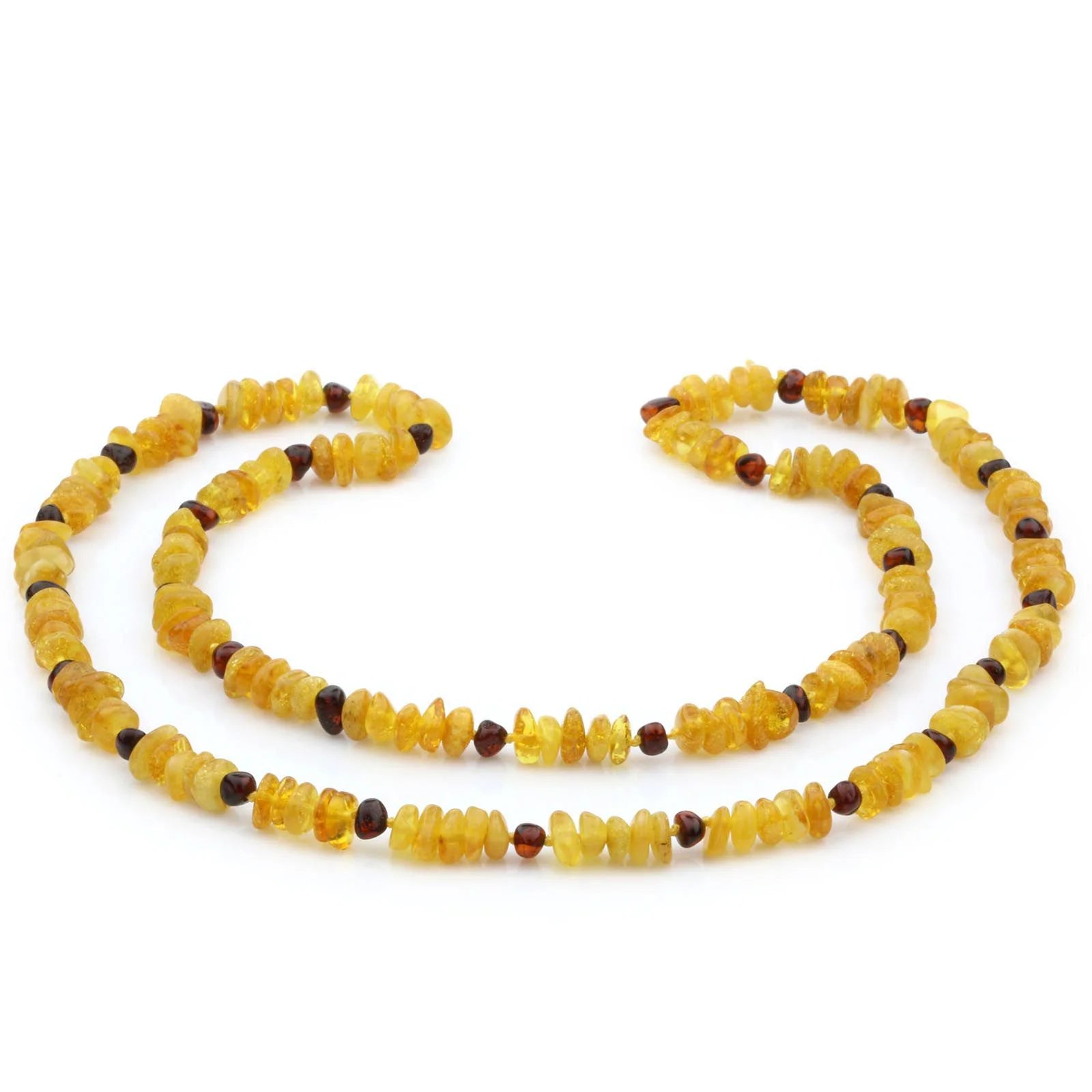 70cm Long Genuine Baltic Amber Necklace for Adult. AGS007C