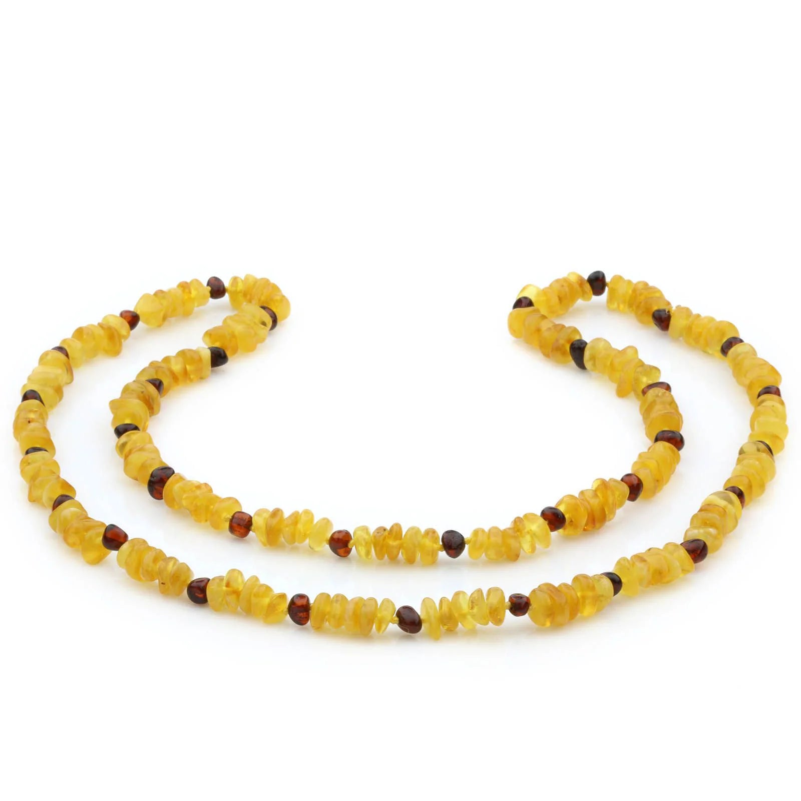 70cm Long Genuine Baltic Amber Necklace for Adult. AGS007D