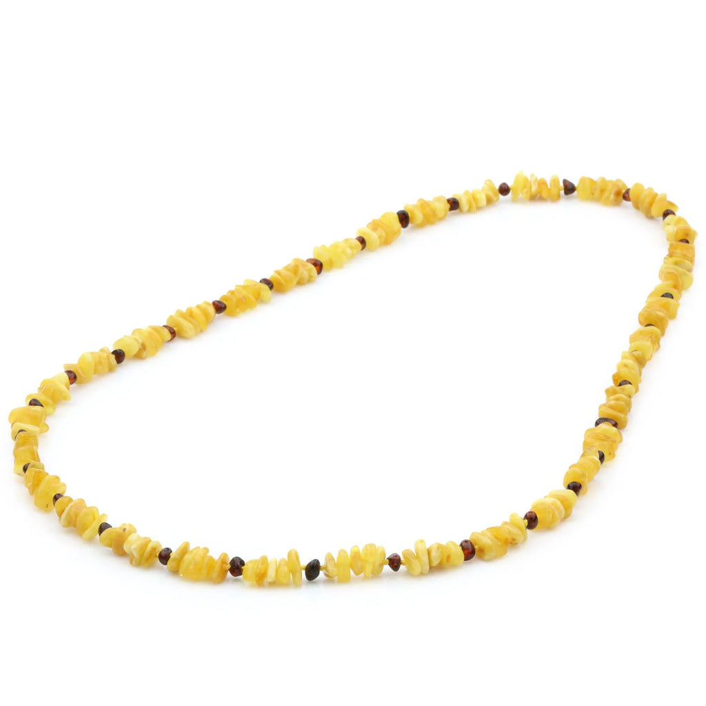 70cm Long Genuine Baltic Amber Necklace for Adult. AGS007E