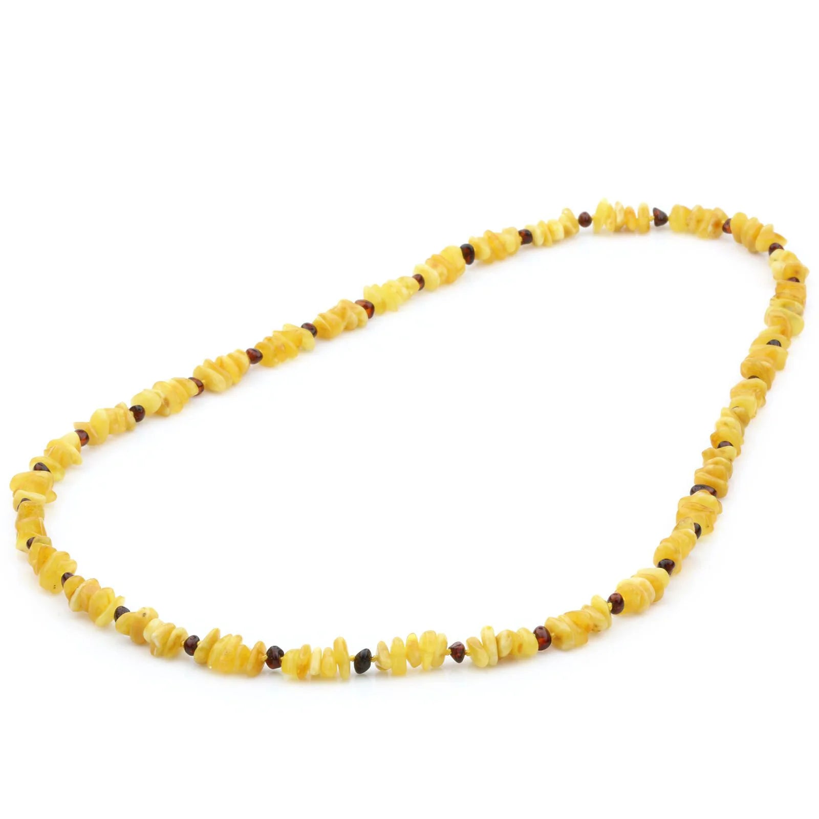 70cm Long Genuine Baltic Amber Necklace for Adult. AGS007E