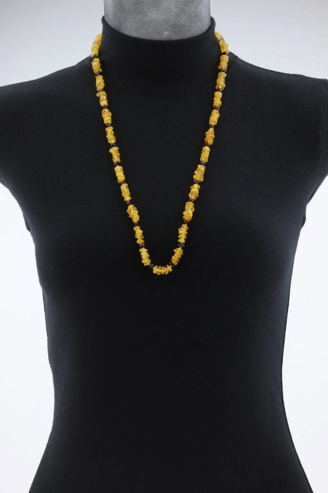 70cm Long Genuine Baltic Amber Necklace for Adult. AGS007D