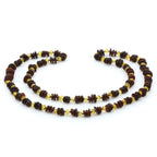 70cm Long Genuine Baltic Amber Necklace for Adult. AGS032